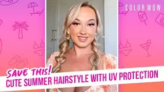 Summer Braids You Can't Beat: Get the Look with the Color Wow Pop & Lock Glossing Serum!