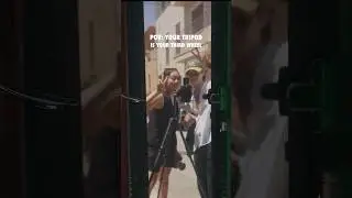 POV: Your tripod is your third wheel 