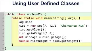 APCSA - Unit 2a - Annotated Anchor Code