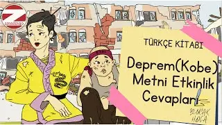 Deprem Metni Etkinlik Cevapları Türkçe Ders Kitabı