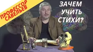 Профессор Савельев - зачем учить стихи?