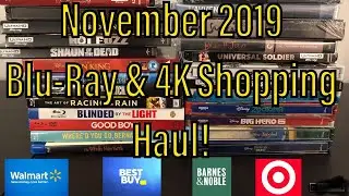 November 2019 Blu-Ray & 4K Shopping Haul!