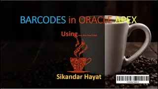 Generating Barcodes in Oracle APEX