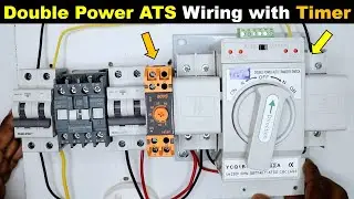 Auto Change Over Switch (ATS) Proper Connection with Timer 