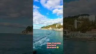 #shorts #море #сочи  Александр Эгромжан Останься в моей памяти. Сочи Хоста 12 октября 2023