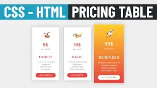 [ HTML | CSS ] Awesome Pricing Table