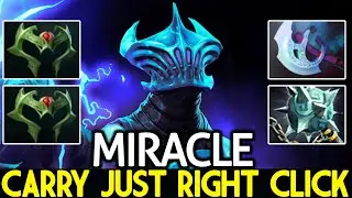 MIRACLE [Razor] Carry Just Right Click with Full Agility Build Dota 2