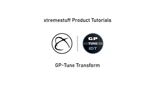 GP-Tune Transform Tutorial
