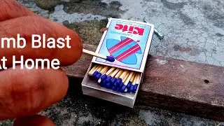 Bomb Blast With Nail Spike Homemade Firecraker