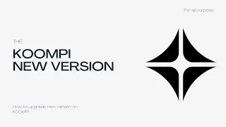 How to upgrade new version on KOOMPI