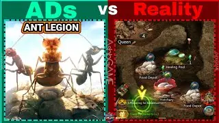 Game Ads Vs Reality: ANT Legion Gameplay, Upgrades, New For The Swarm, Android, iOS