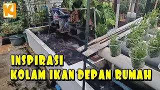 INSPIRASI KOLAM IKAN DEPAN RUMAH