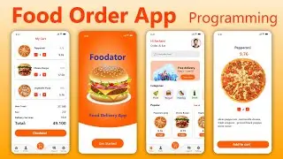 ✅ Food App Android Design - how to make food ordering app? android studio tutorial 🔥