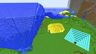 САМАЯ ГЛУБОКАЯ ВОРОНКА ДОМ НУБА ПРОТИВ ЦУНАМИ ! ПРО ПОСТРОИЛ ДОМ MINECRAFT МУЛЬТИК