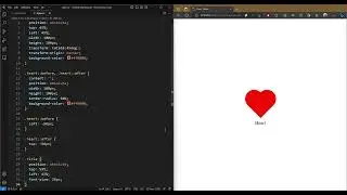 CSS Tutorial: Heart Shape #html #css #tutorial #shape #heart