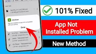 ZArchiver App not installed as app isn't compatible with your phone Problem | 101% Fixed
