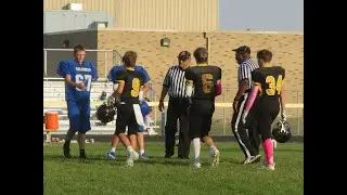Louisa-Muscatine Falcons vs Columbus Wildcats Junior High Football 10-10-24