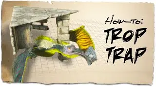 How to build a Tropeognathus taming trap | ARK: Survival Evolved | Building Tips
