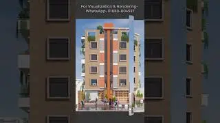 five storey residential building design render by lumion #lumion  #housedeign #homedesign