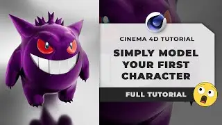 👻😲 THE ONLY BEGINNER MODELING TUTORIAL YOU WILL EVER NEED - POKEMON EDITION 😲👻 CINEMA 4D TUTORIAL