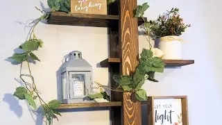 I Made a Floating Shelf Using Only Scrap Wood