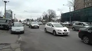 Автопробег в Запорожье в поддержку Евромайдана