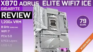 GIGABYTE X870 AORUS ELITE WIFI7 ICE: This is a game changer!