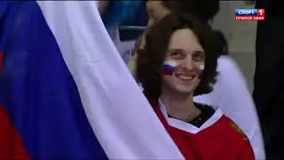 Максим Кац яростно болеет за Россию на ЧМ по хоккею (попал в телевизор!)