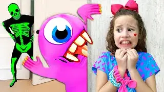 Valentina in a FUNNY SLIME MONSTER STORY