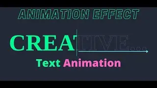 CSS Creative Text Animation Effects | Amazing Animated Text using Html & CSS