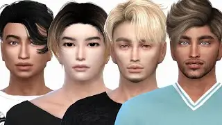 Male Sims Dump #19 | SIMS 4 CAS | CC Folder and Sim Download
