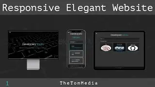 Responsive Elegant Website - Part One