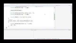 Pass by Value VS Pass by Reference - C# Programming