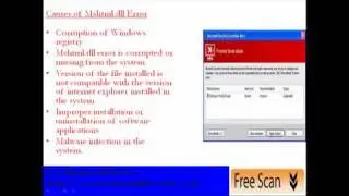 Mshtml.dll error