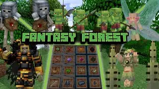 Fantasy Forest Addon MCPE Bedrock [1.18/1.19]