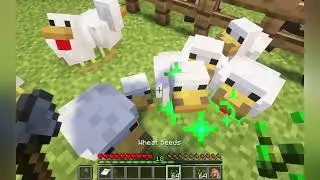 FIRST STEP TOWARD CHICKEN ARMY IN MINECRAFT 1.21-RAY TRACING- RTX 4090 #games #minecraft #rtx4090
