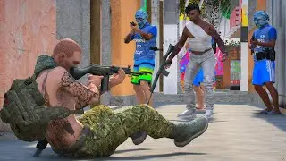 GTA V - VIDA DO CRIME - CAI NA EMBOSCADA 👌 FOI AÇO PARA TODO LADO #09