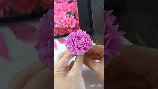 Хризантема. Творожная крем паста