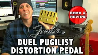 Fender Duel Pugilist Distortion Pedal | 2 guitar pedals in 1 | review & demo
