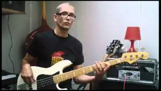 Pentatonic scale bass practice