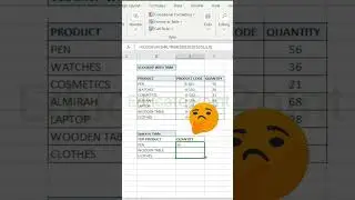 🔥Remove space 😱in the Table by Vlookup with trim😎 