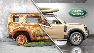 Легенданый Land Rover Defender 110 | Полный тюнинг машинки