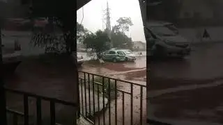 Rain storm in Accra