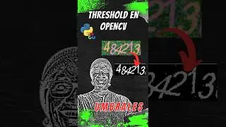 Te explico como definir umbrales o threshold en Python y opencv. 