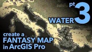 Tolkien Style Maps in a GIS: part 3, Water