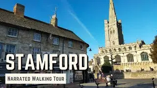 STAMFORD | 4K Narrated Walking Tour | Let's Walk 2022
