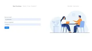 React.js Simple Login Form with React-bootstrap