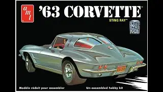 AMT 1/25 '63 Corvette Full Video Build