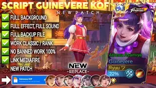 Script Skin Guinevere KOF - Athena Asamiya No Password | Full Effect Voice | Patch Terbaru