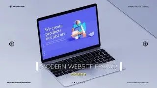 After Effects Template: Modern Website Promo